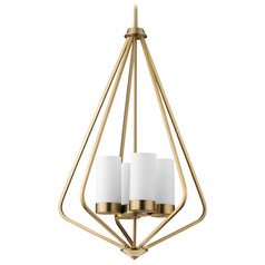 Progress Lighting Elevate Brushed Bronze Pendant Light with Cylindrical Shade
