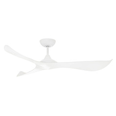 Maxim Lighting Keanu Matte White Ceiling Fan Without Light