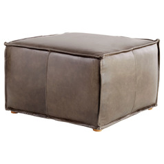 Cyan Design Russo Grey Ottoman