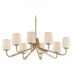 Maxim Lighting Durham Natural Aged Brass Chandelier