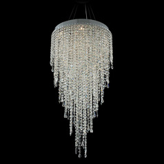 Allegri Crystal Tenuta Polished Chrome Pendant Light