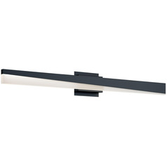 Afx Lighting Slant Black LED Vertical Bathroom Light
