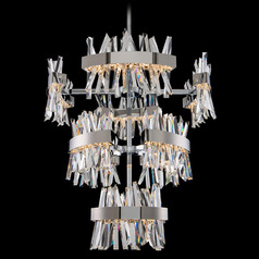 Allegri Crystal Glacier Polished Chrome LED Pendant Light