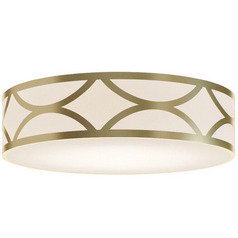 Afx Lighting Lake Gold LED Flushmount Light