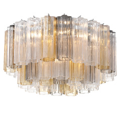 Crystorama Lighting Addis Polished Chrome Flushmount Light