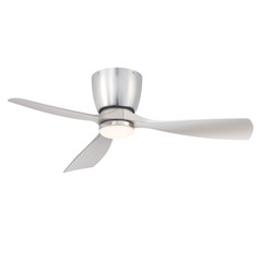Fanimation Fans Klinch 44 Brushed Nickel LED Ceiling Fan with Light