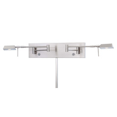 George Kovacs George's Reading Room Brushed Nickel LED Swing Arm Lamp