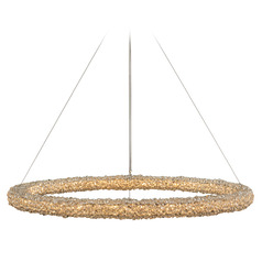 Allegri Crystal Lina Polished Chrome LED Pendant Light