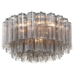 Crystorama Lighting Addis Polished Chrome Flushmount Light