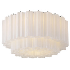 Crystorama Lighting Addis Polished Chrome Flushmount Light