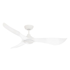 Maxim Lighting Keanu Matte White LED Ceiling Fan with Light