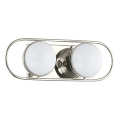 Mitzi Paige Polished Nickel 2-Light Vanity