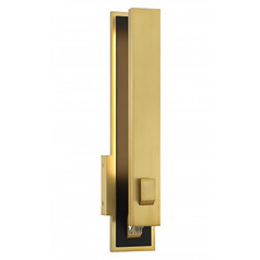 George Kovacs Sauvity Coal & Soft Brass LED Sconce