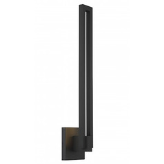 George Kovacs Music Sand Coal Black LED Outdoor Wall Light