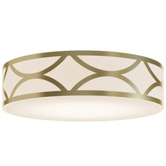 Afx Lighting Lake Gold LED Flushmount Light