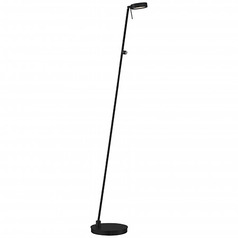 George Kovacs Task Portables Coal Black LED Pharmacy Lamp with Drum Shade