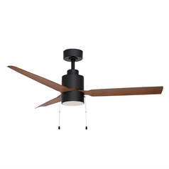 Maxim Lighting Falcon - Pull Black and Walnut LED Ceiling Fan with Light