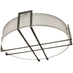 Afx Lighting Lambert Satin Nickel LED Flushmount Light