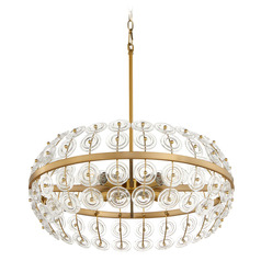 Cyan Design Selena Aged Brass Pendant Light with Oblong Shade