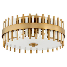 Cyan Design Casio Aged Brass Flushmount Light