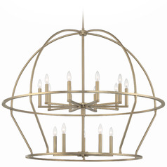 Crystorama Lighting Abbott Vibrant Gold Chandelier