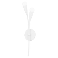Mitzi Suki Textured White 2-Light Flush Mount