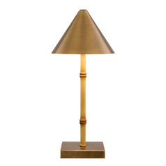 Savoy House Lighting Mae Natural Bamboo LED Table Lamp with Conical Shade