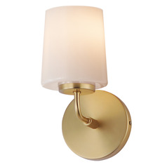 Maxim Lighting Durham Natural Aged Brass Sconce