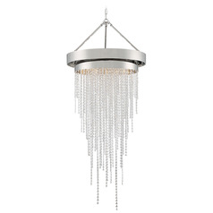 Crystorama Lighting Clarksen Polished Nickel Crystal Chandelier