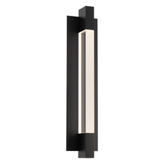 Modern Forms Heliograph Black LED Outdoor Wall Light