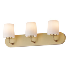 Maxim Lighting Durham Natural Aged Brass Bathroom Light