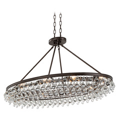 Crystorama Lighting Calypso Vibrant Bronze Chandelier