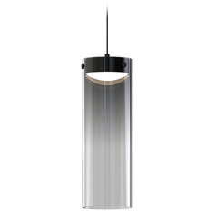 ET2 Highball Gunmetal LED Mini-Pendant Light with Cylindrical Shade