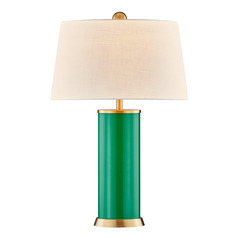 Savoy House Lighting Melissa Jolly Green Table Lamp with Empire Shade