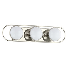 Mitzi Paige Polished Nickel 3-Light Vanity Bar