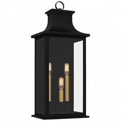 Quoizel Lighting Abernathy Matte Black Outdoor Wall Light