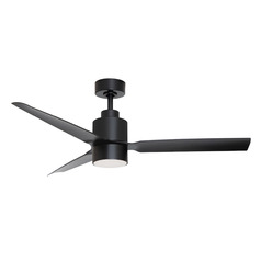 Maxim Lighting Falcon Black LED Ceiling Fan with Light