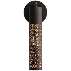 Afx Lighting Ash Black & Gold LED Sconce
