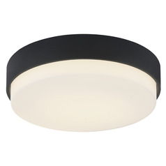 Matteo Lighting Quintz Matte Black LED Flushmount Light