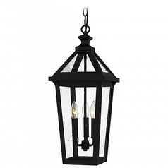 Quoizel Lighting Boulevard Matte Black Outdoor Hanging Light