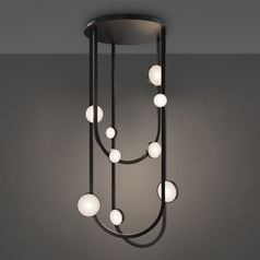 Modern Forms Tableau Black LED Flushmount Light