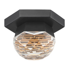 ET2 Allumettes Black LED Flushmount Light