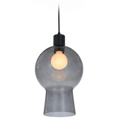 Kalco Lighting Cores Matte Black Mini-Pendant Light with Bell Shade