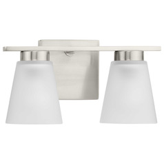 Progress Lighting Tanner Brushed Nickel Bathroom Light