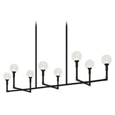 Matteo Lighting Candlestix Black Island Light