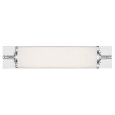 Crystorama Lighting Foster Polished Chrome LED Vertical Bathroom Light