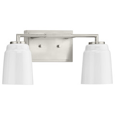 Progress Lighting Spenser Brushed Nickel Bathroom Light