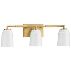 Progress Lighting Spenser Brushed Gold Bathroom Light