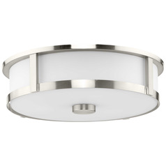 Progress Lighting Gilliam Brushed Nickel LED Flushmount Light