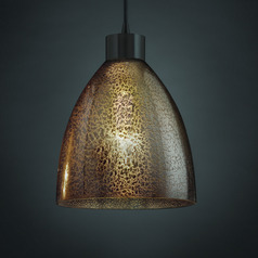 Justice Design Group Pendants Dark Bronze Pendant Light with Bowl / Dome Shade